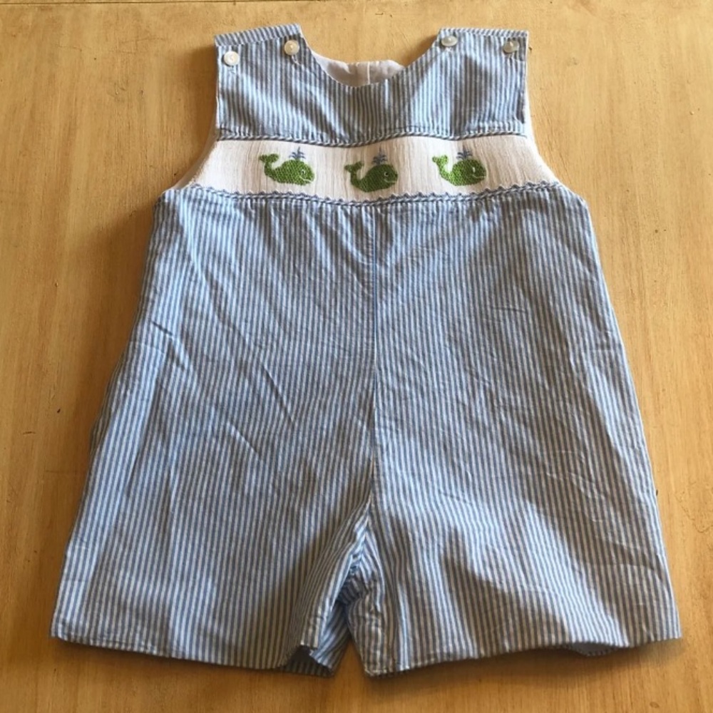 Smocked Whale Jon Jon